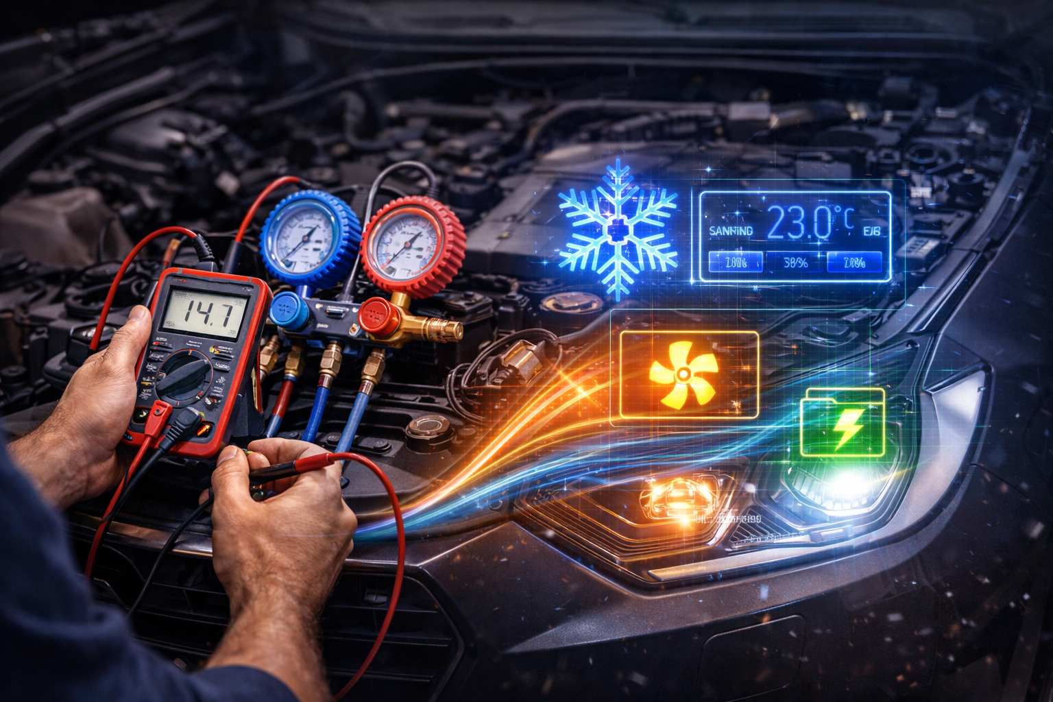 AC Electrical Services with Gas Refill