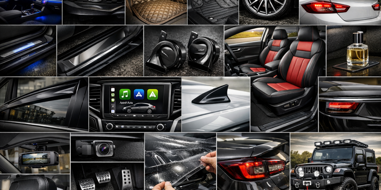 all model car accessories shop installetion kin kolkata