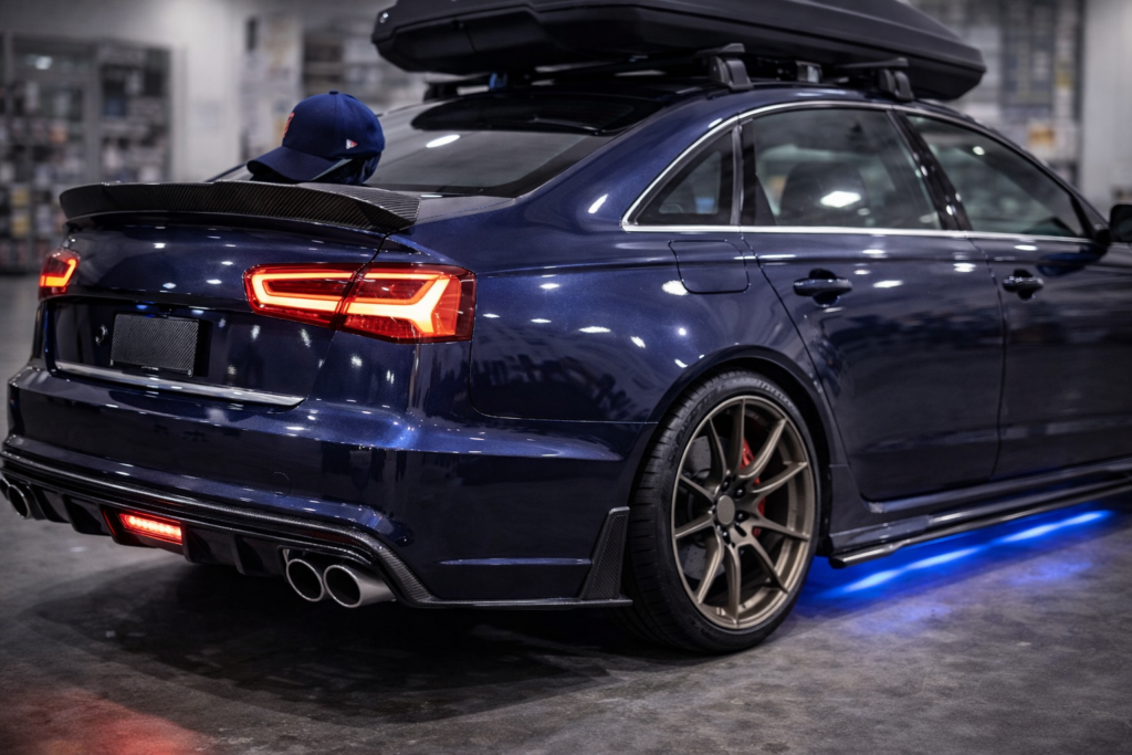 Improve exterior looks and utility with stylish accessories: Alloy wheels Spoilers & splitters Scuff plates Door visors Shark fin antenna Chrome exterior fittings Fog lamps Horn upgrades Mud flaps